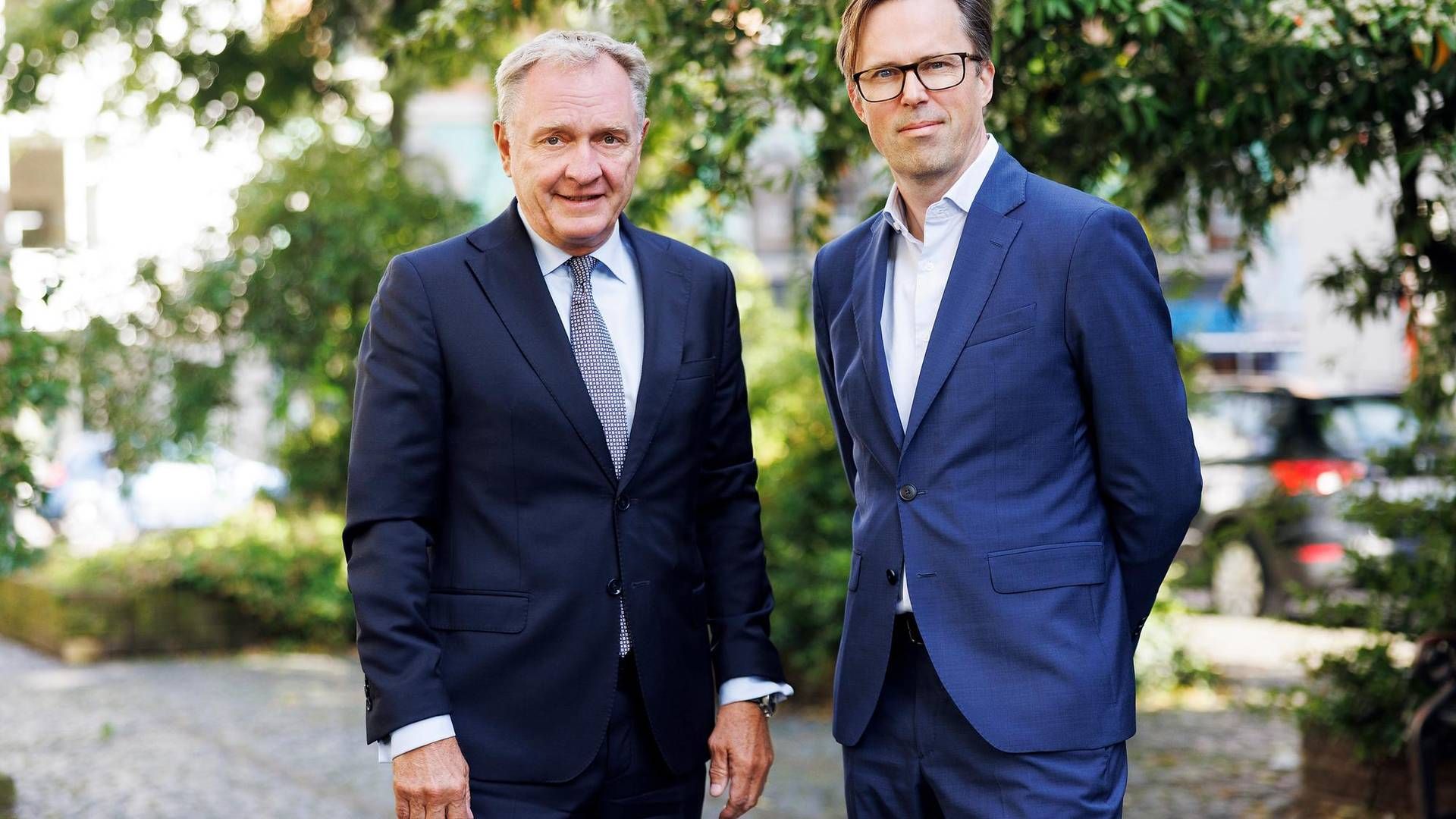 Carsten Dilling,Chair of Terma and Mikkel Svenstrup, CIO of ATP. | Photo: PR/ATP