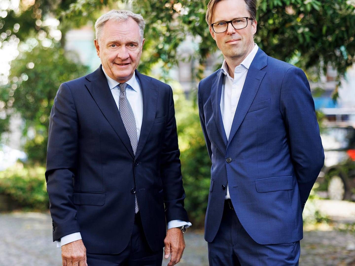 Carsten Dilling,Chair of Terma and Mikkel Svenstrup, CIO of ATP. | Photo: PR/ATP