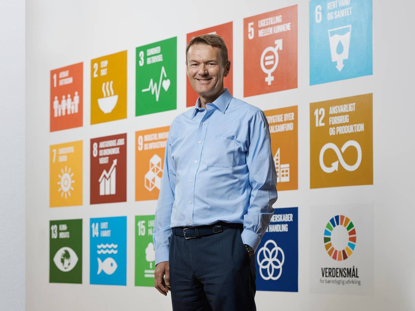 Lars Bo Bertram har netop sat sig i direktørstolen i Investeringsfonden for Udviklingsstøtte (IFU), der bl.a. investerer med FN's 17 verdensmål for øje. | Foto: PR / BankInvest