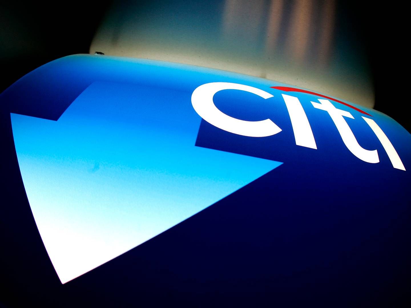 Das Logo der Citibank. | Foto: picture alliance / ASSOCIATED PRESS | Michael Probst