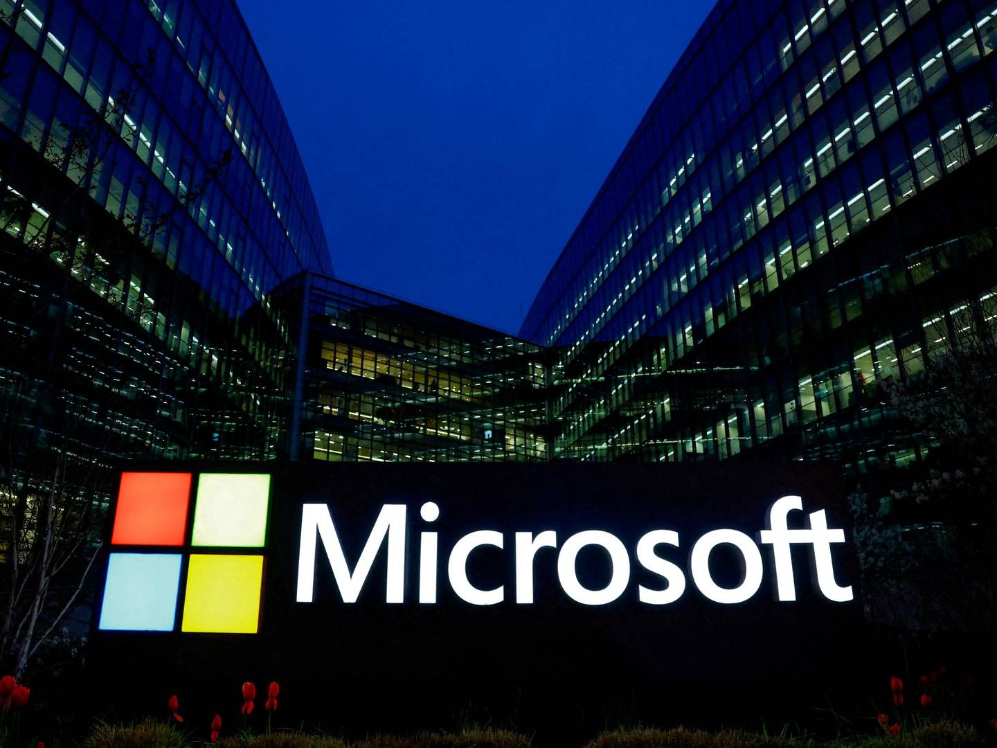 Microsoft røg tilbage på førstepladsen efter handelsdag. | Foto: Gonzalo Fuentes