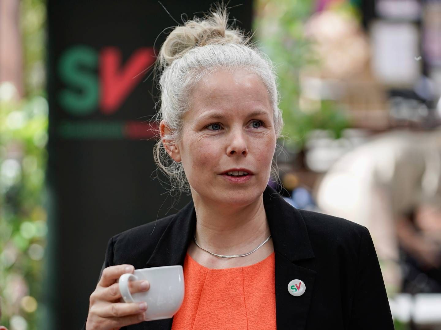 SV, og partileder Kirsti Bergstø, vil mest sannsynlig stemme mot å kutte i distribusjonstilskuddet for Tines konkurrenter på fredag. | Foto: Amanda Pedersen Giske / NTB