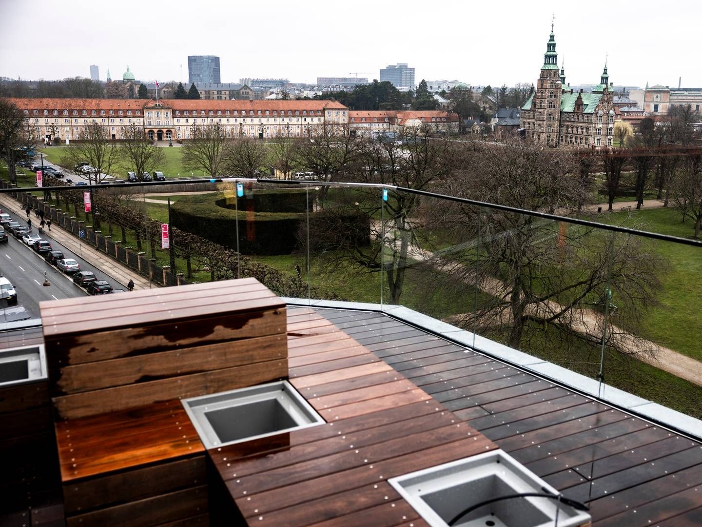 Filmtaget vil fra sin beliggenhed på Gothersgade i København give de besøgende udsigt over Kongens Have. | Foto: Emil Bay
