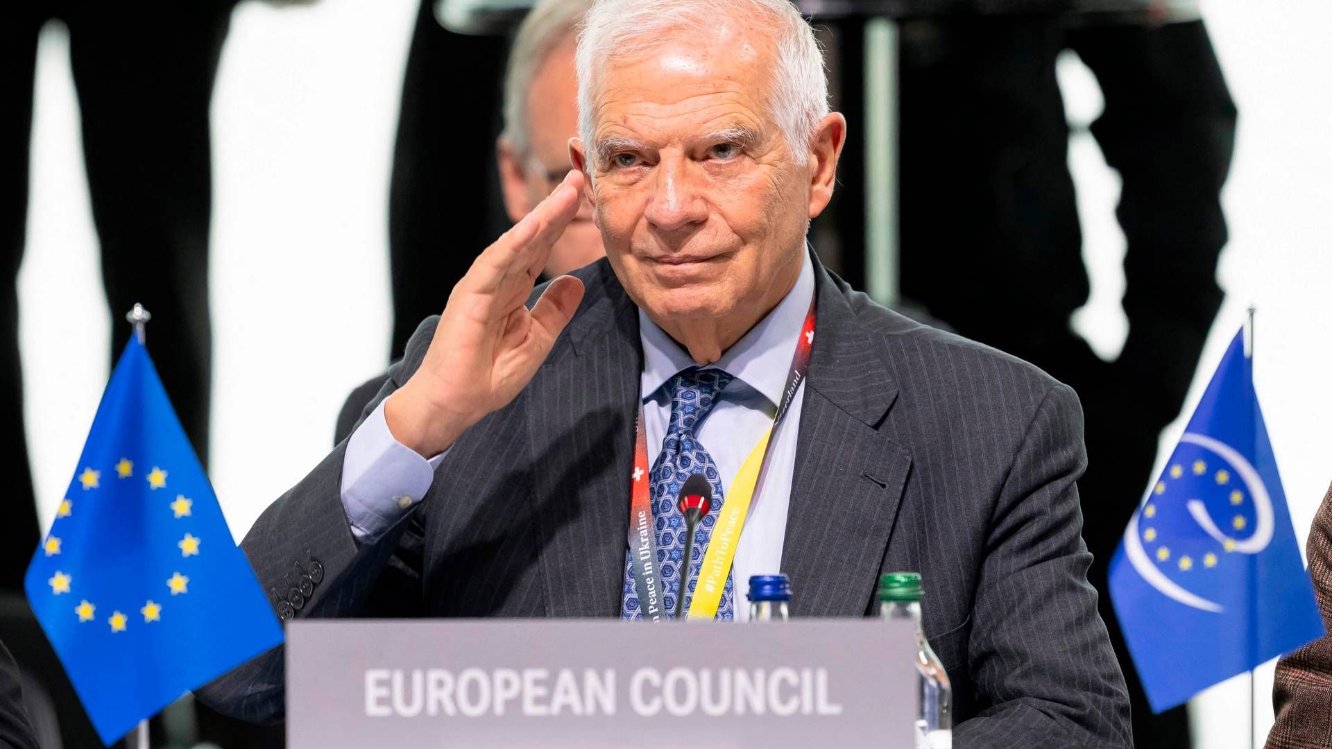 ”Den 14. pakke af sanktioner viser, at vi står sammen om at støtte Ukraine. Og at vi forsøger at begrænse Ruslands kriminelle aktiviteter mod ukrainere,” siger Josep Borrell, EU’s udenrigschef. | Foto: Urs Flueeler