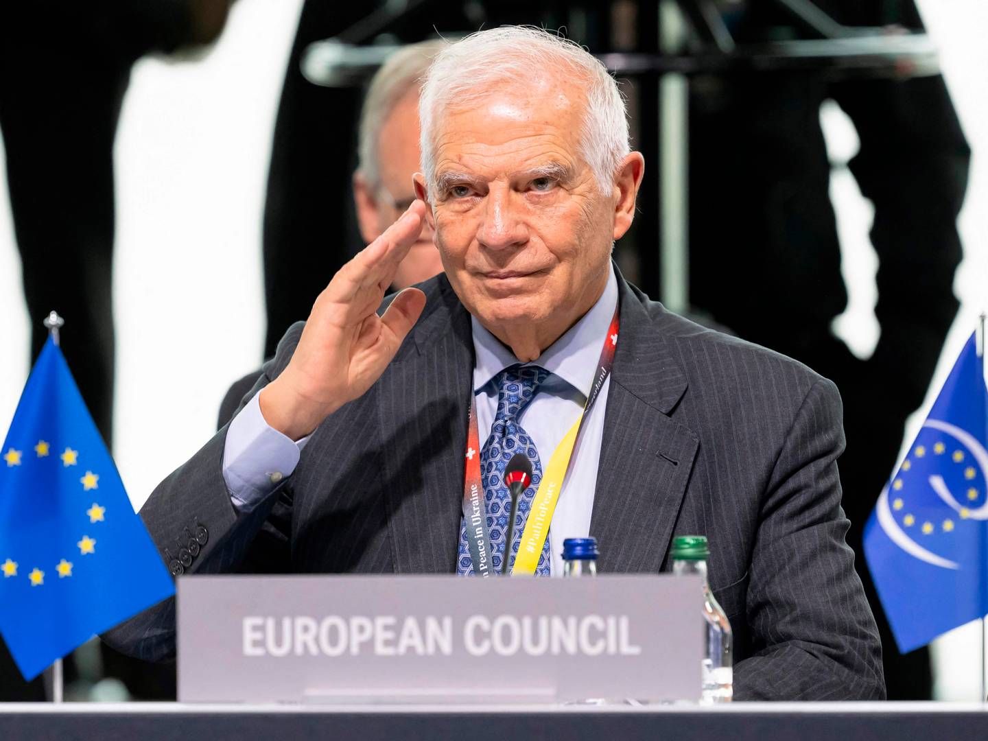 ”Den 14. pakke af sanktioner viser, at vi står sammen om at støtte Ukraine. Og at vi forsøger at begrænse Ruslands kriminelle aktiviteter mod ukrainere,” siger Josep Borrell, EU’s udenrigschef. | Photo: Urs Flueeler