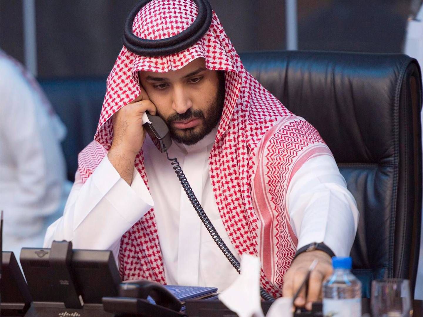 Kronprins Mohammad Bin Salman ser ud til at måtte nedskalere sine ambitioner for ørkenprojektet Neom, der er løbet ind i pengeproblemer. | Photo: Handout/Reuters/Ritzau Scanpix
