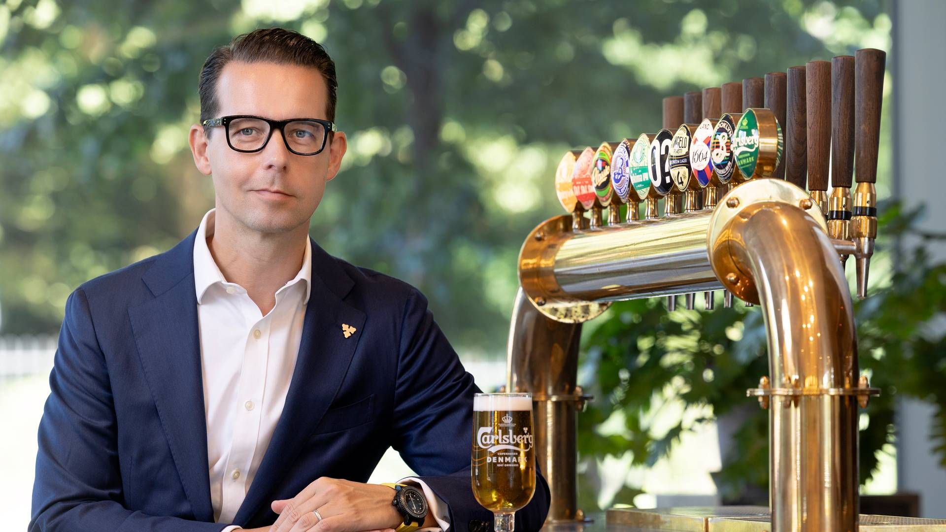 Carlsberg har inngått en avtale med drikkevaregiganten PepsiCo om å overta lisensen på det britiske markedet. | Jacob Aarup-Andersen, Administrerende direktør i Carlsberg. | Foto: Carlsberg Group