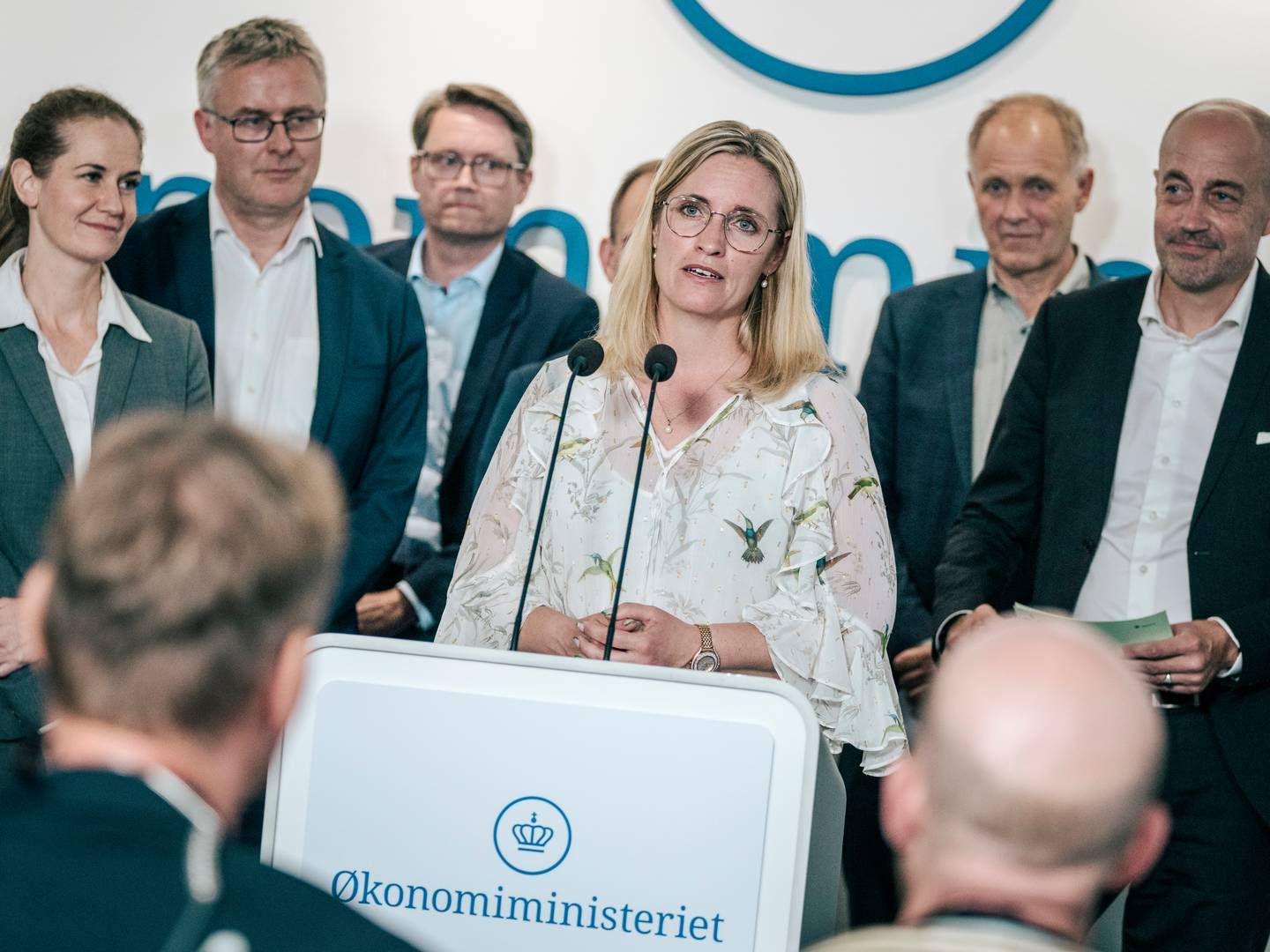 Økonomiminister Stephanie Lose (V) var mandag aften med til at præsentere en længe ventet aftale om en CO2-afgift på landbruget. | Foto: Thomas Traasdahl