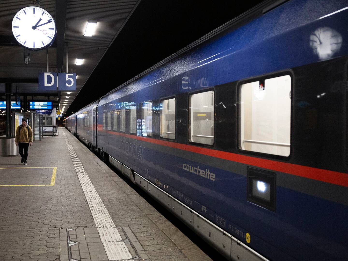 ÖBB (De østrigske statsbaner) lancerede i slutningen af 2023 nye nattog, der bl.a. kører til Tyskland, Schweiz, Italien, Polen og Kroatien. | Photo: Thomas Borberg/Ritzau Scanpix