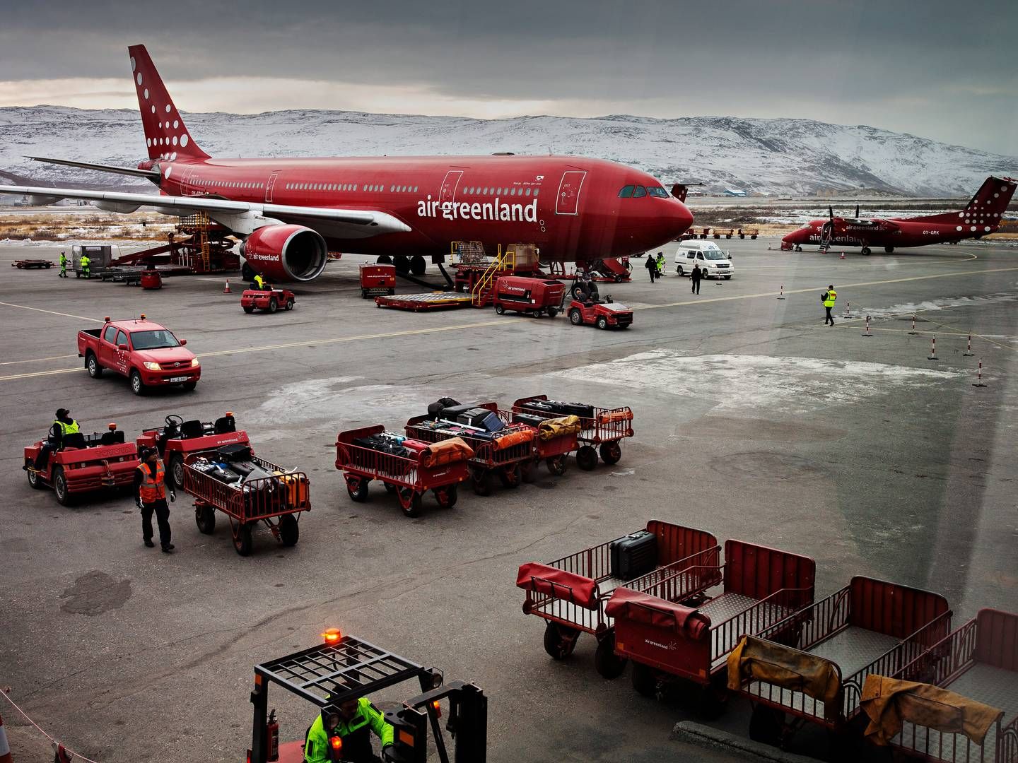 Air Greenland er ejet af det grønlandske selvstyre | Foto: Martin Lehmann/Ritzau Scanpix