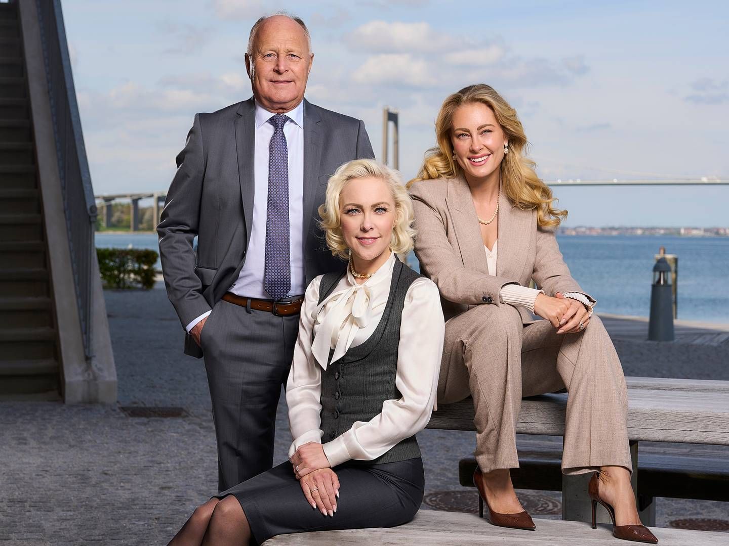 The owners of the USTC Group and the collapsed Nordic Waste, Torben Østergaard-Nielsen, Nina Østergaard Borris (center) and Mia Østergaard Rechnitzer, deliver yet another financial report with high earnings and can add to their personal fortune. | Foto: PR-foto USTC-koncernen