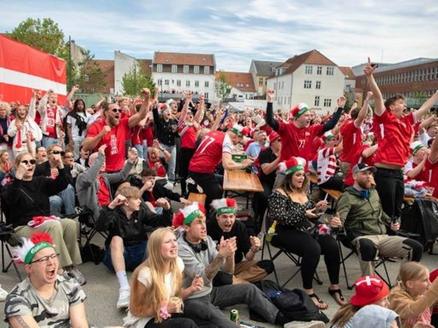 Danmark spiller lørdag ottendedelsfinale ved EM i fodbold mod Tyskland. | Foto: Søren Gylling/Jyskfynskemedier/Ritzau Scanpix/TV 2