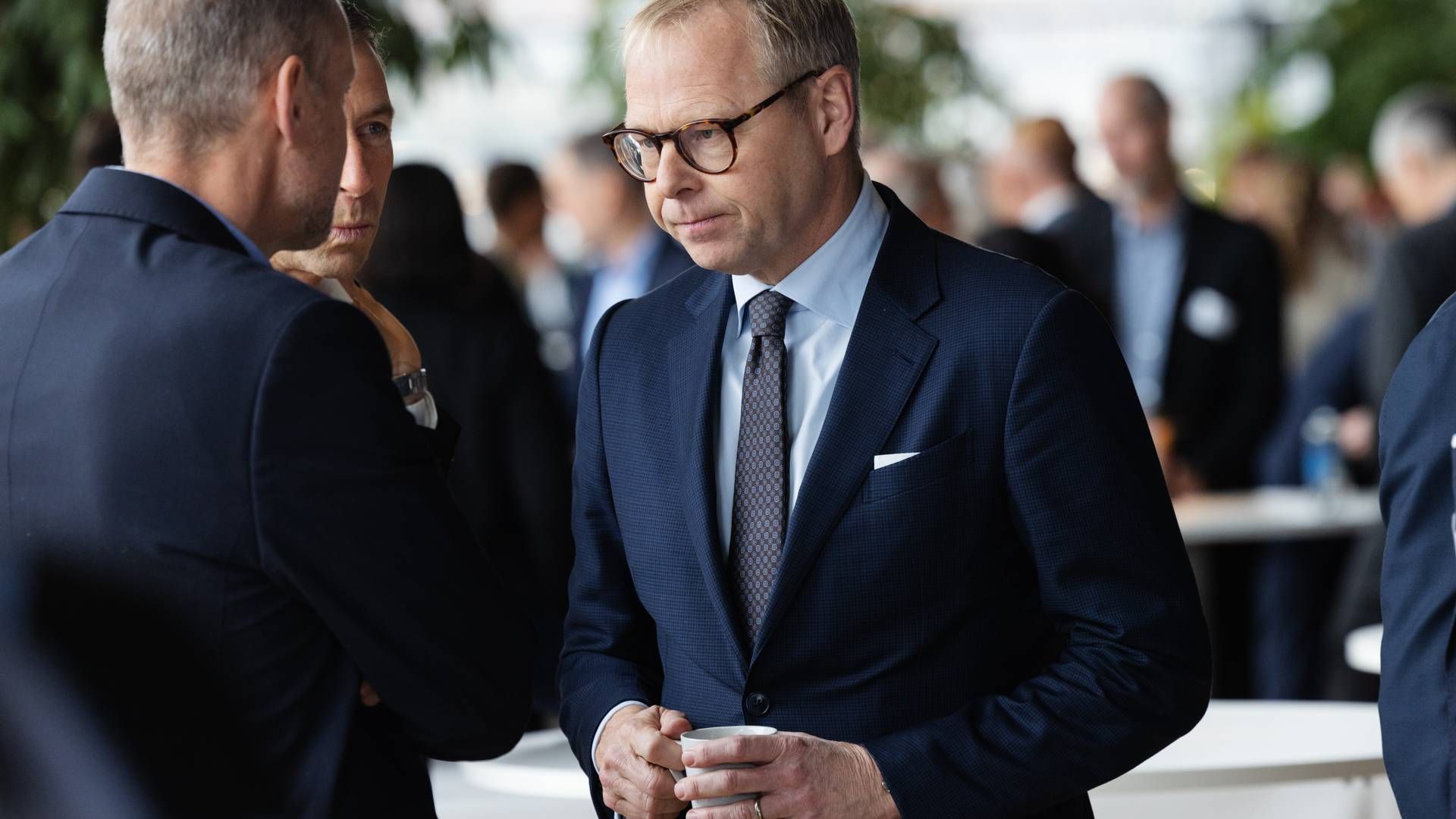 Nykredits koncernchef, Michael Rasmussen, glæder sig over blåstempling. | Foto: Gregers Tycho