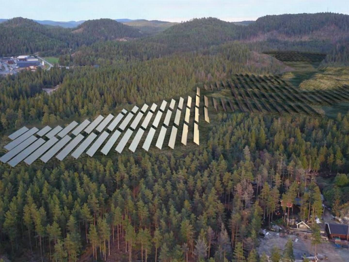 Birkeland solkraftverk i Agder er blant anleggene med rykende fersk konsesjon. | Foto: Birkeland solpark