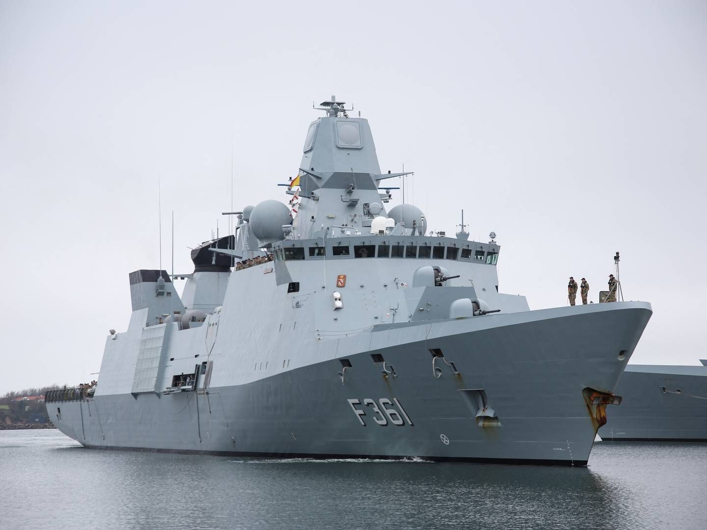 Fregatten Iver Huitfeldt havde for nyligt udfordringer på en mission i Det Røde Hav. | Foto: Tom Little/Reuters/Ritzau Scanpix
