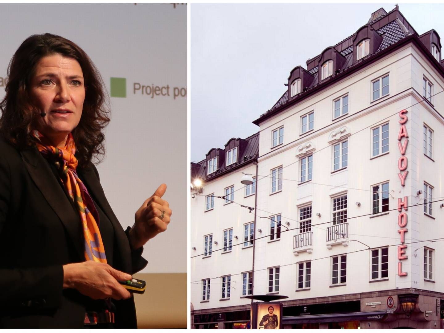 EIENDOMMEN: Sonja Horn og Entra selger Hotel Savoy i Oslo sentrum.