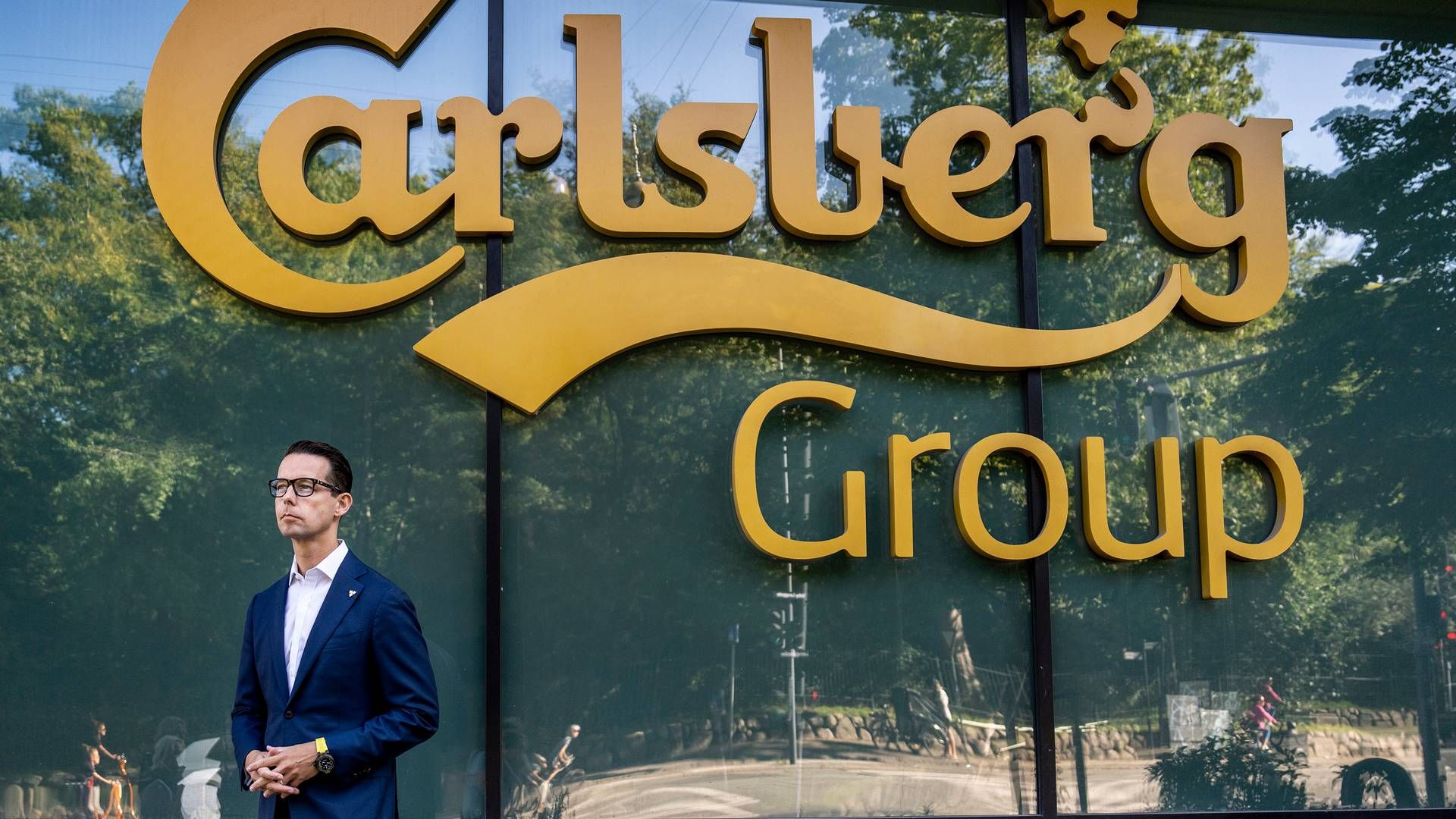 Carlsberg og koncernchef Jakob Aarup-Andersen mistede sidste år kontrollen over sine russiske aktiviteter. Nu kan der være økonomiske håndsrækning på vej fra EU. | Foto: Stine Bidstrup