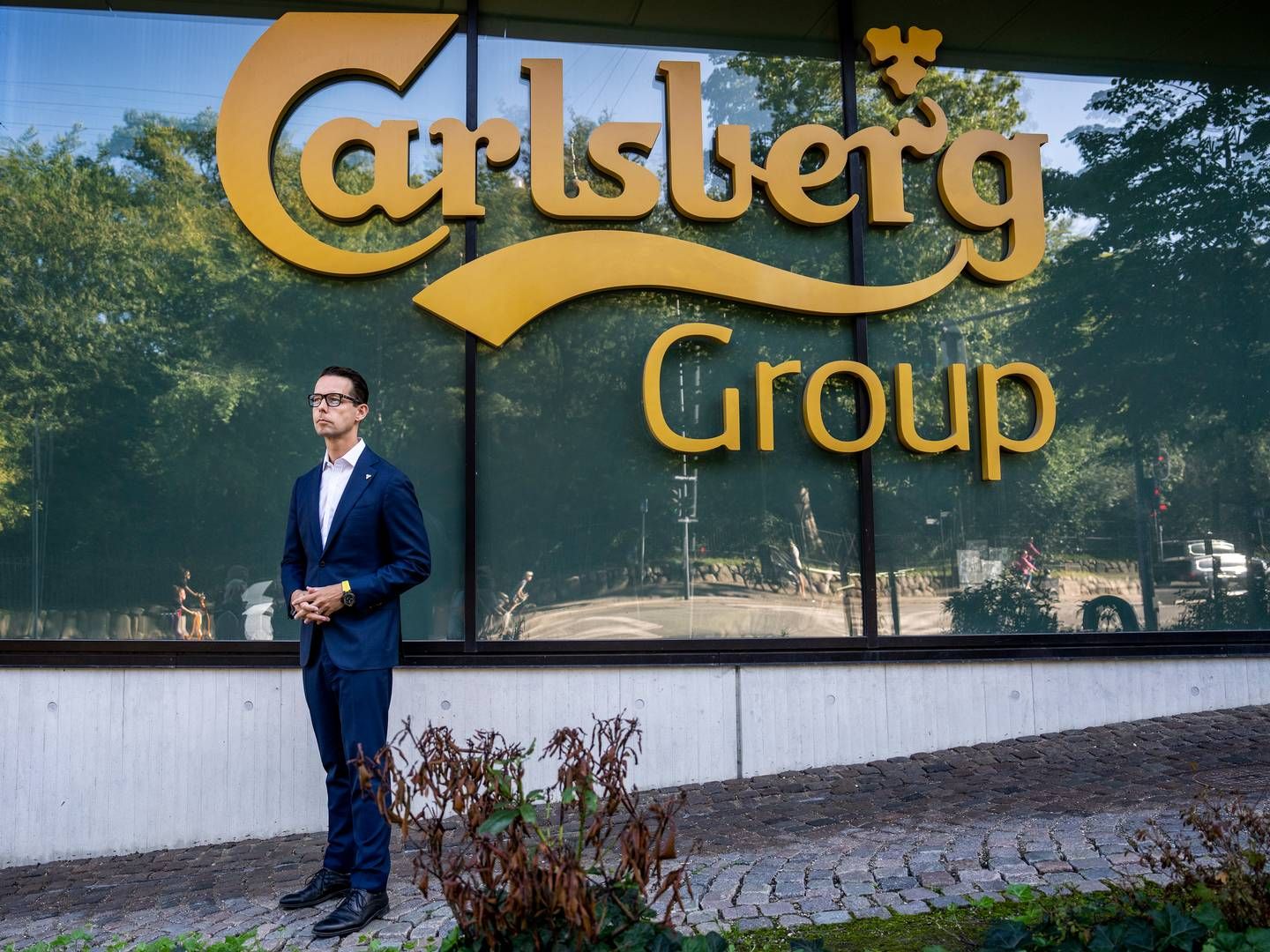 Carlsberg og koncernchef Jakob Aarup-Andersen mistede sidste år kontrollen over sine russiske aktiviteter. Nu kan der være økonomiske håndsrækning på vej fra EU. | Photo: Stine Bidstrup