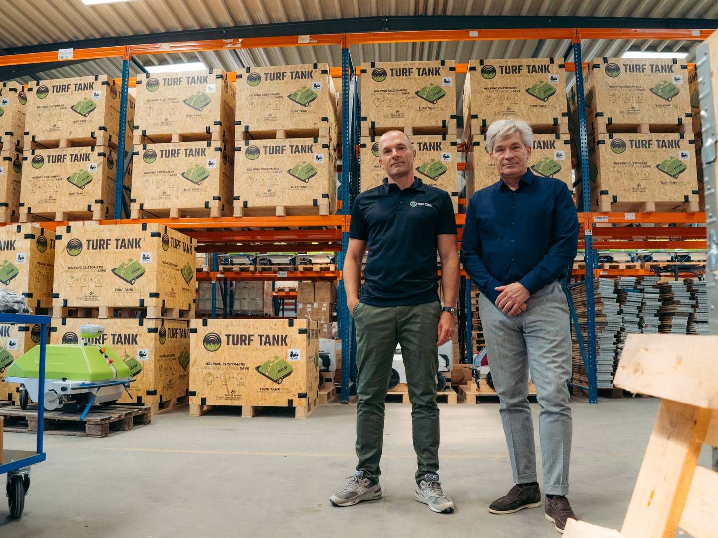 Mikkel Jacobsen og Johnny Laursen har stiftet Turf Tank. | Foto: PR.