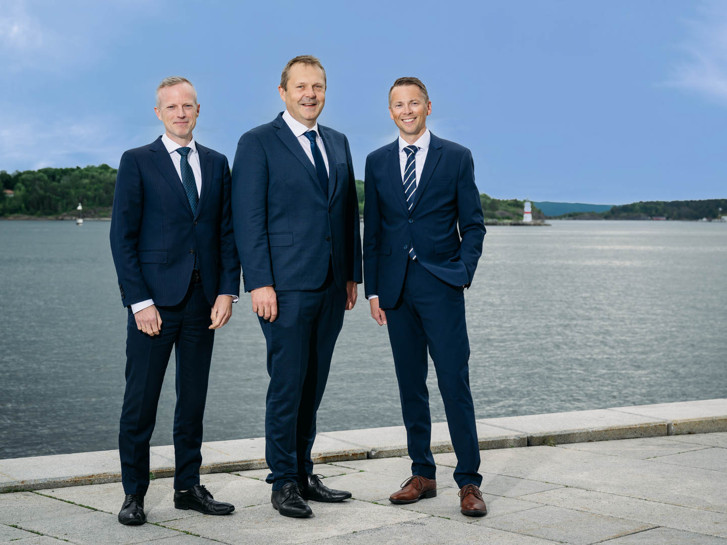 NY PARTNER-TRIO: Hågen Hansen, Lars Inge Ørstavik og Eivind Eliassen. | Foto: Erik N.H. Krafft
