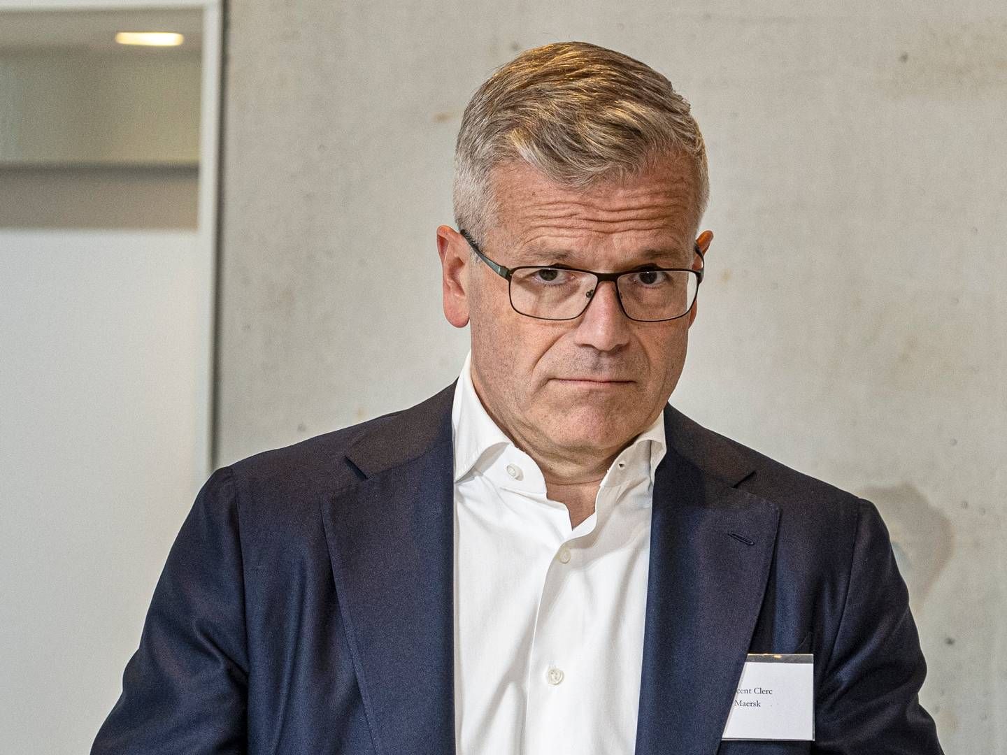 I går trak topchef i Mærsk Vincent Clerc stikket på sine ambitioner om at købe den tyske speditørkæmpe DB Schenker. | Foto: Kenneth Meyer