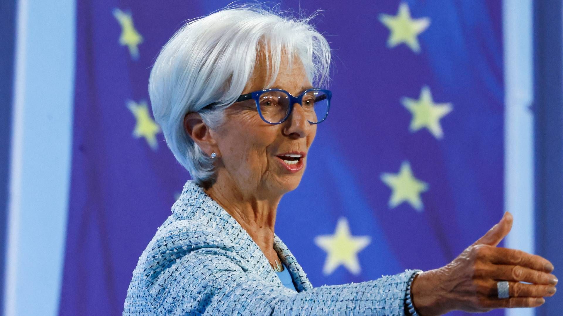 Christine Lagarde, øverste chef for ECB. | Foto: Wolfgang Rattay