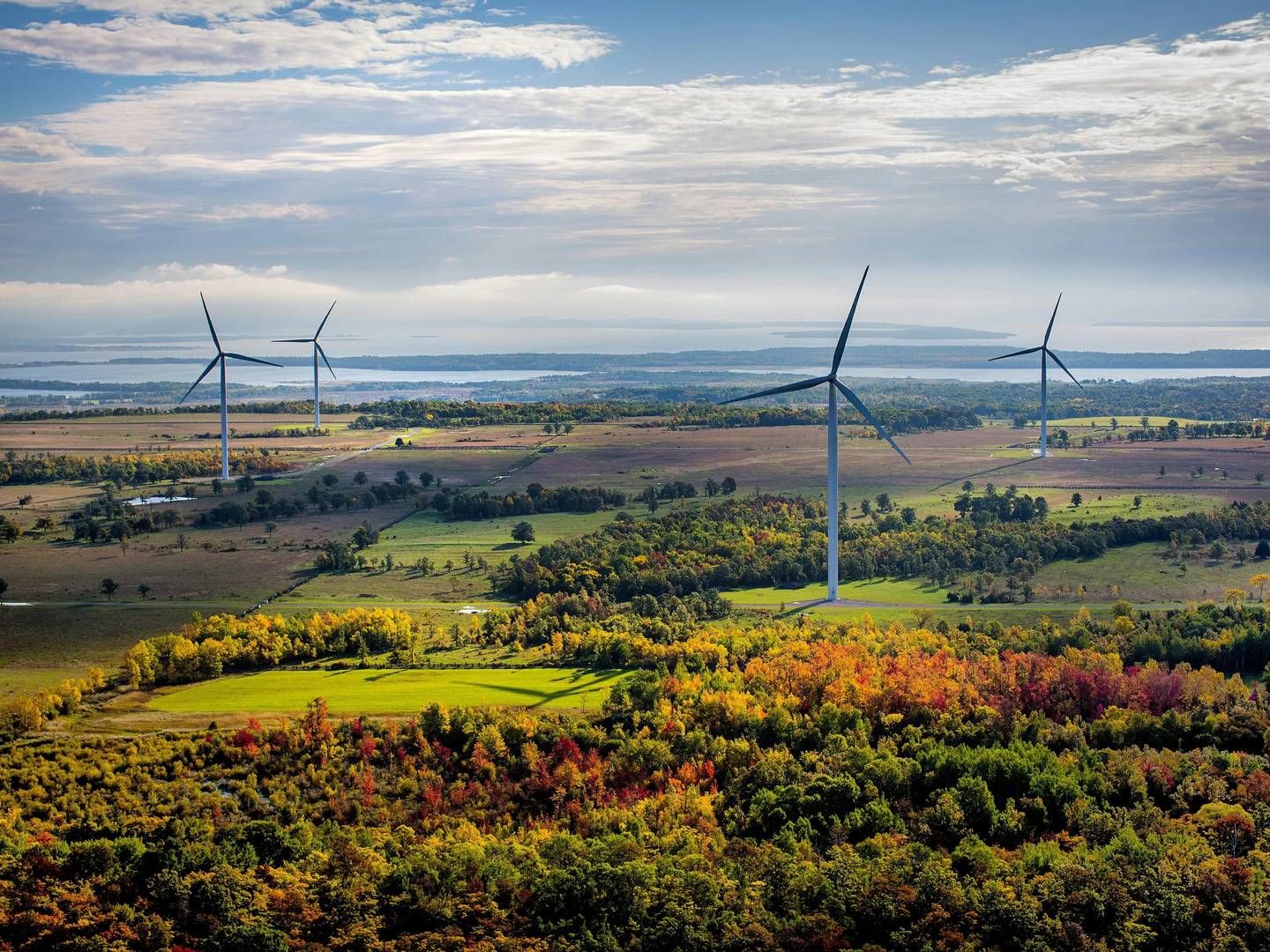 Foto av vindturbiner fra Ge Vernova, som er en del av General Electrics (GE) fornybare energivirksomhet. | Foto: Ge Vernova