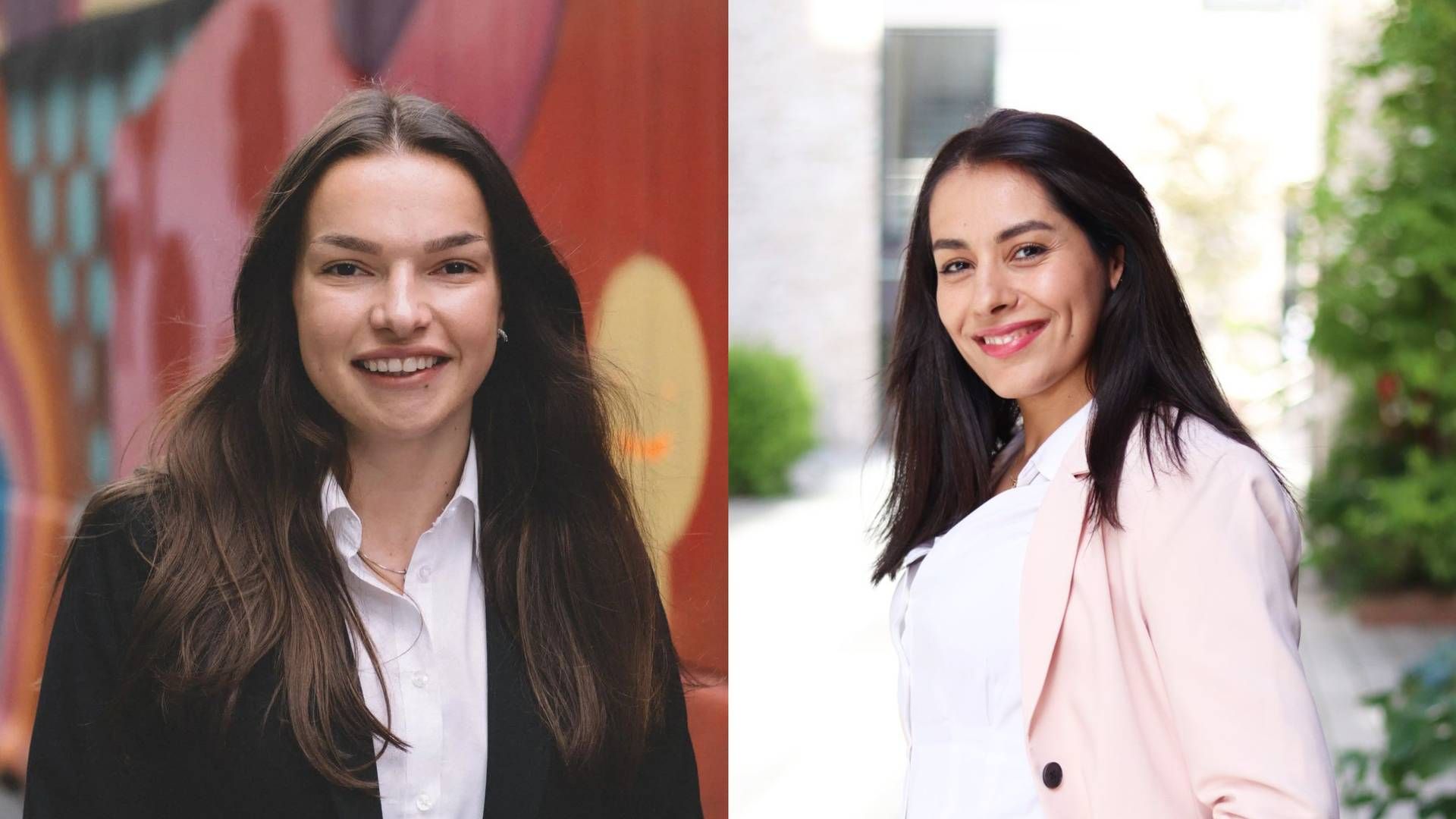 NYE FULLMEKTIGER: Selma Kesic og Donya Alizadeh var blant dem som fikk seg jobb som advokatfullmektig i juni. | Foto: Sulland/Halvorsen & Co