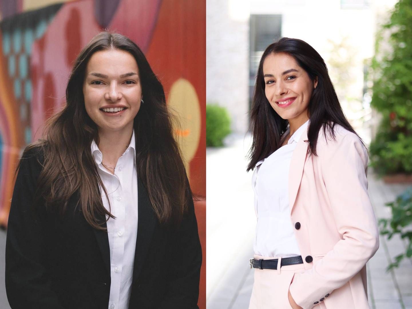 NYE FULLMEKTIGER: Selma Kesic og Donya Alizadeh var blant dem som fikk seg jobb som advokatfullmektig i juni. | Photo: Sulland/Halvorsen & Co