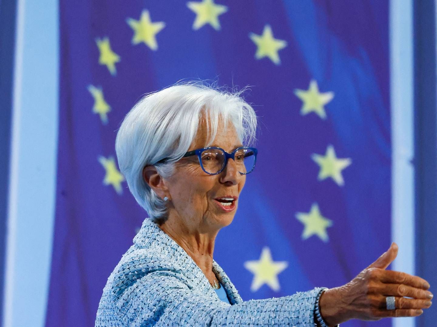 Christine Lagarde er chef for Den Europæiske Centralbank, der 18. juli skal tage stilling til, om renten skal ændres. Her spiller inflationen en stor rolle | Photo: Wolfgang Rattay