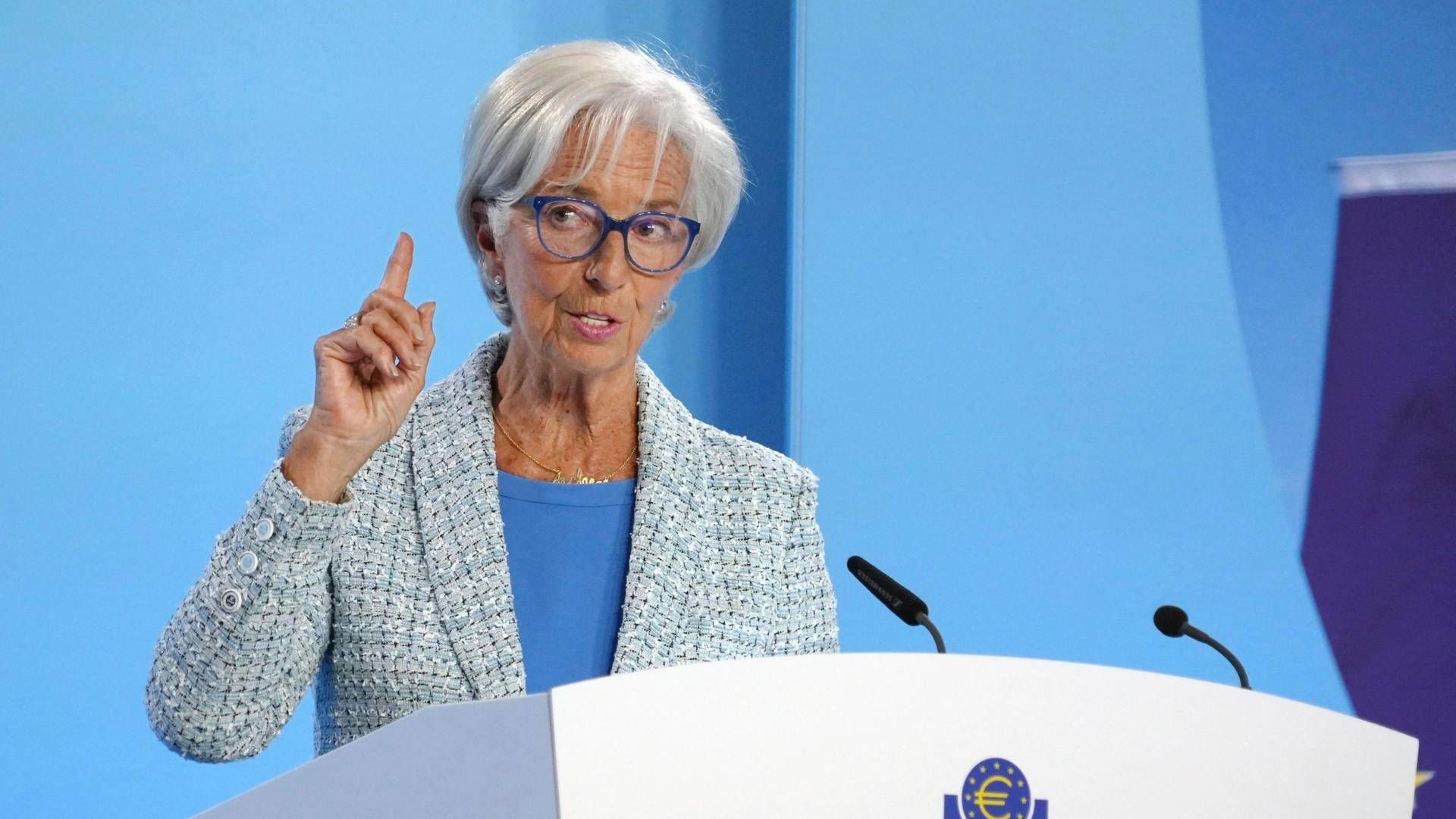 Christine Lagarde er chef for Den Europæiske Centralbank, der 18. juli skal tage stilling til, om renten skal ændres. Her spiller inflationen en stor rolle. (Arkivfoto) | Foto: AP/Ritzau Scanpix