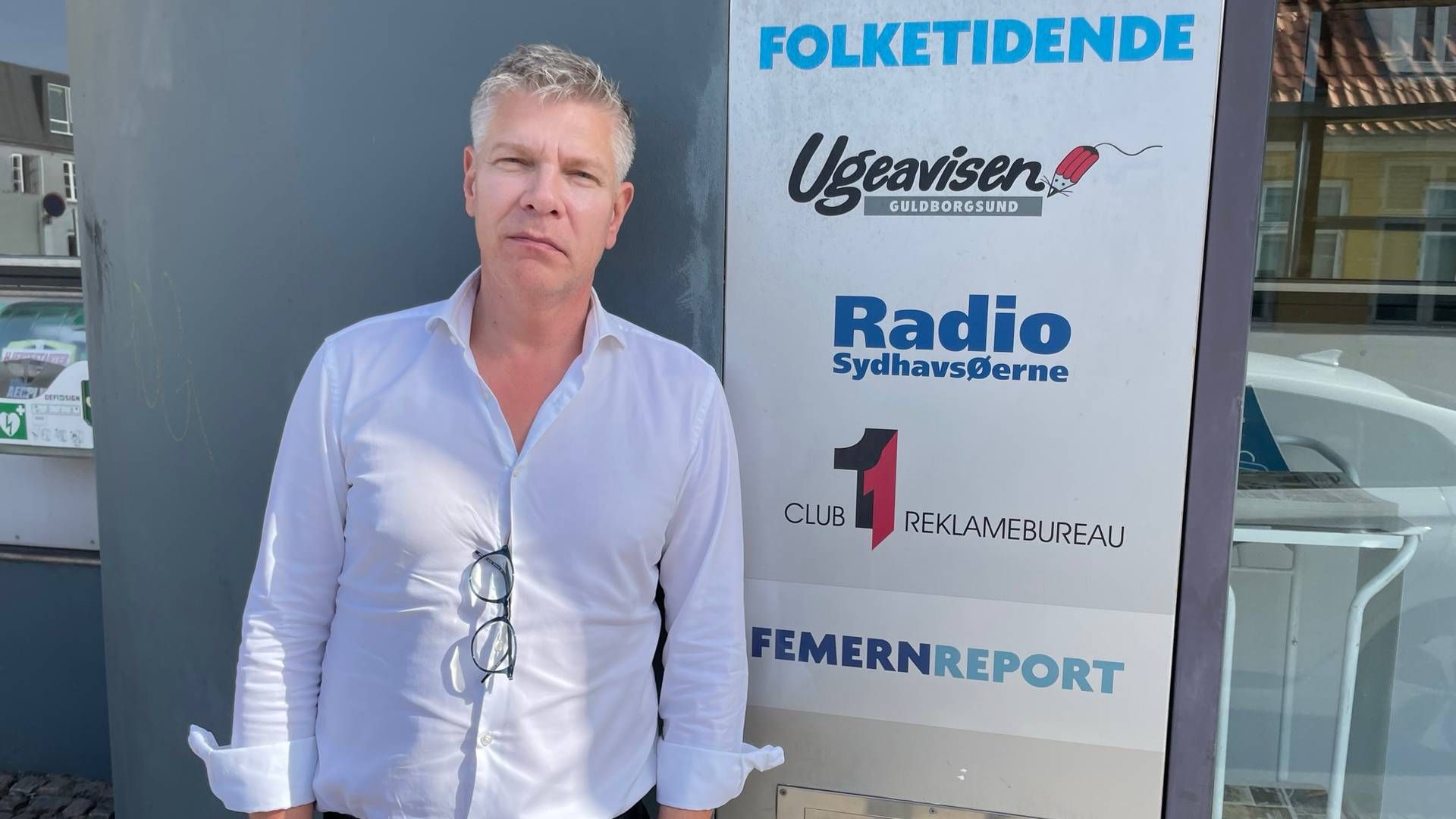 Ole Sloth er adm. direktør og ansv. chefredaktør hos Folketidende Gruppen, der bl.a. udgiver Lolland-Falsters Folketidende. | Foto: Rasmus Mørck Lange, Mediawatch.
