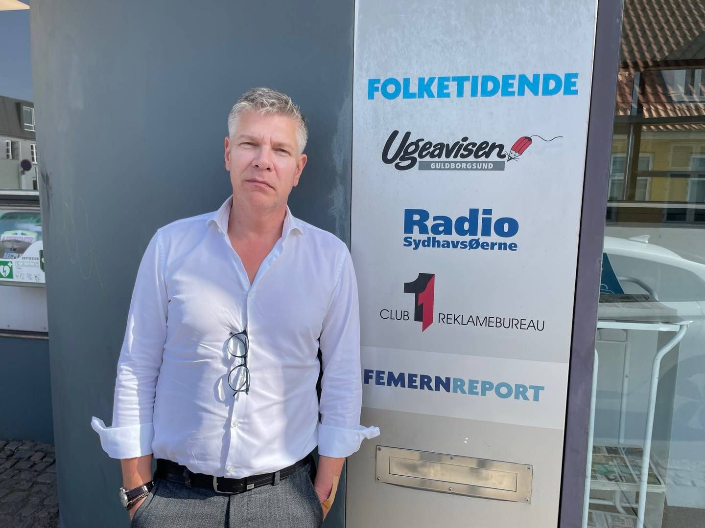 Ole Sloth er adm. direktør og ansv. chefredaktør hos Folketidende Gruppen, der bl.a. udgiver Lolland-Falsters Folketidende. | Photo: Rasmus Mørck Lange, Mediawatch.