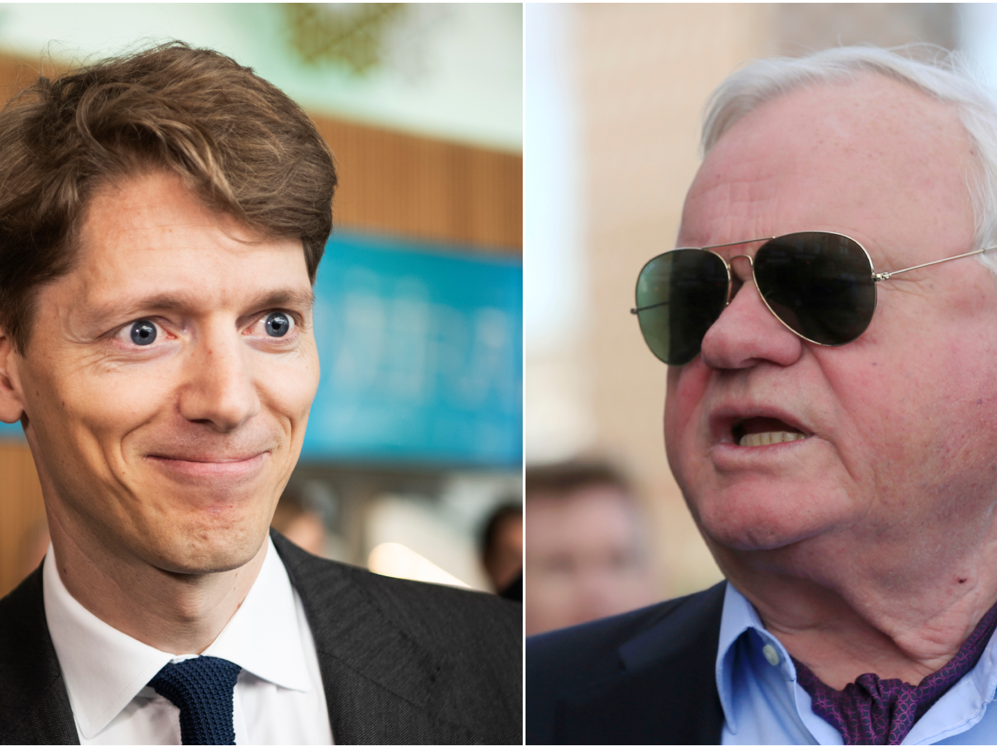 A.P. Møller Holding, which has Robert Maersk Uggla (left) as CEO, will become the main shareholder in Dof Group after the deal. Other investors include John Fredriksen, the richest man in Norway. | Photo: Tycho Gregers/Ritzau/Ritzau Scanpix and Ints Kalnins/Reuters/Ritzau Scanpix