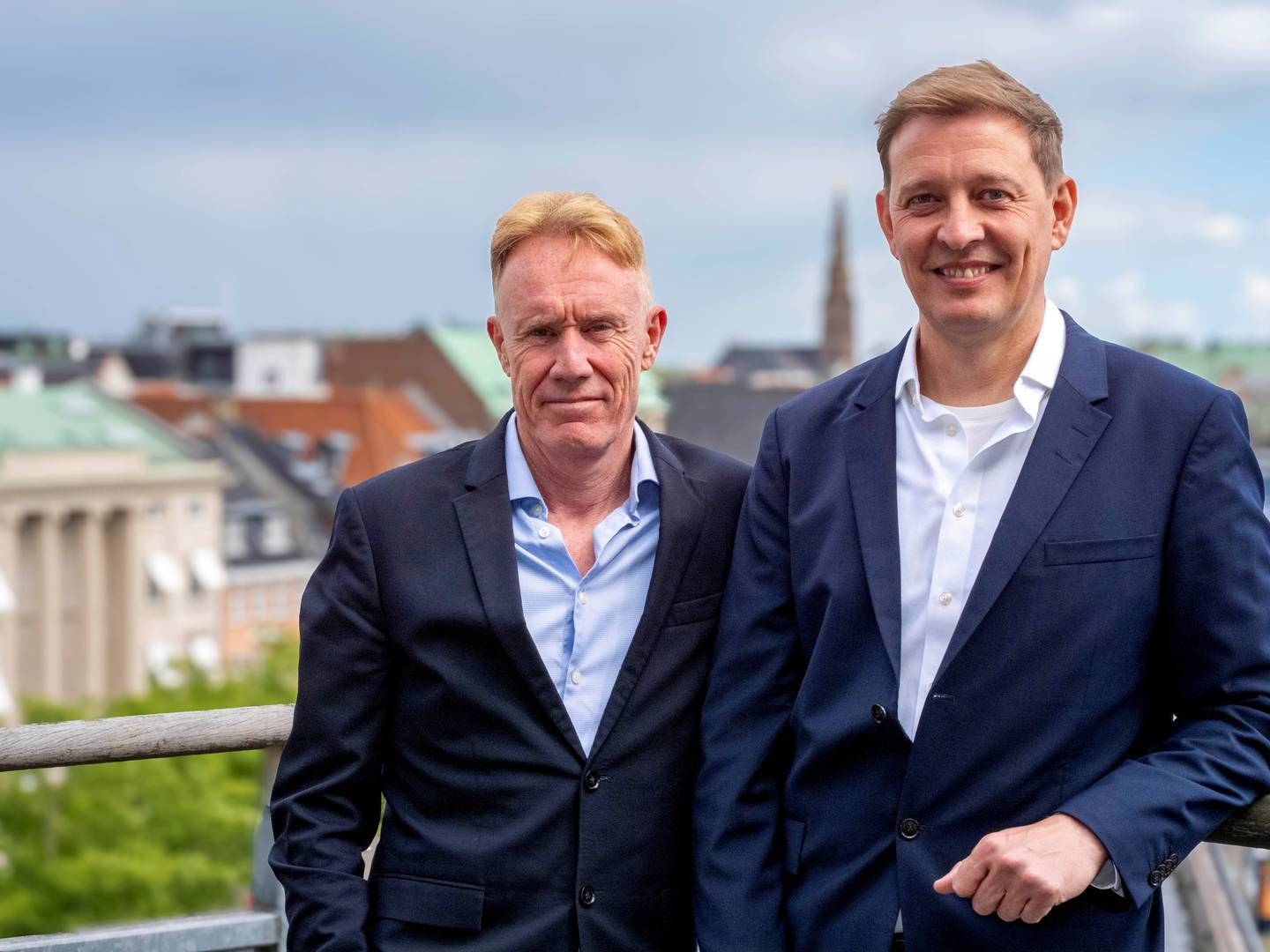Martin Rønne Bjergegaard (th.) og Søren Rode har ændret strategi for deres investeringsfond Strive Ventures og har sat millioner i en moden software-virksomhed. | Photo: Strive Ventures