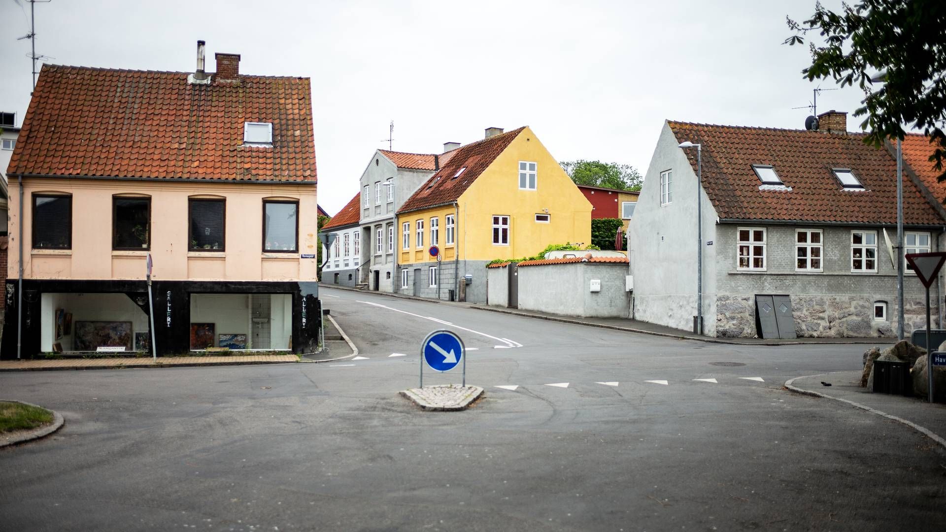 Grønbechs Hotel ligger her i Allinge på det nordlige Bornholm. | Foto: Rasmus Flindt Pedersen