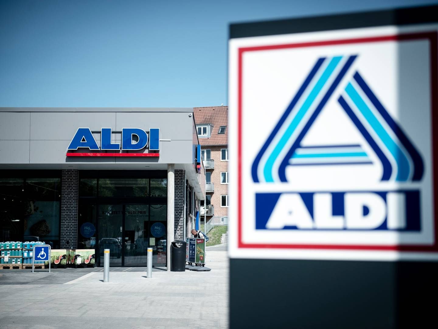 Aldi havde frem mod lukningen 188 butikker i Danmark. | Foto: Christian Lykking