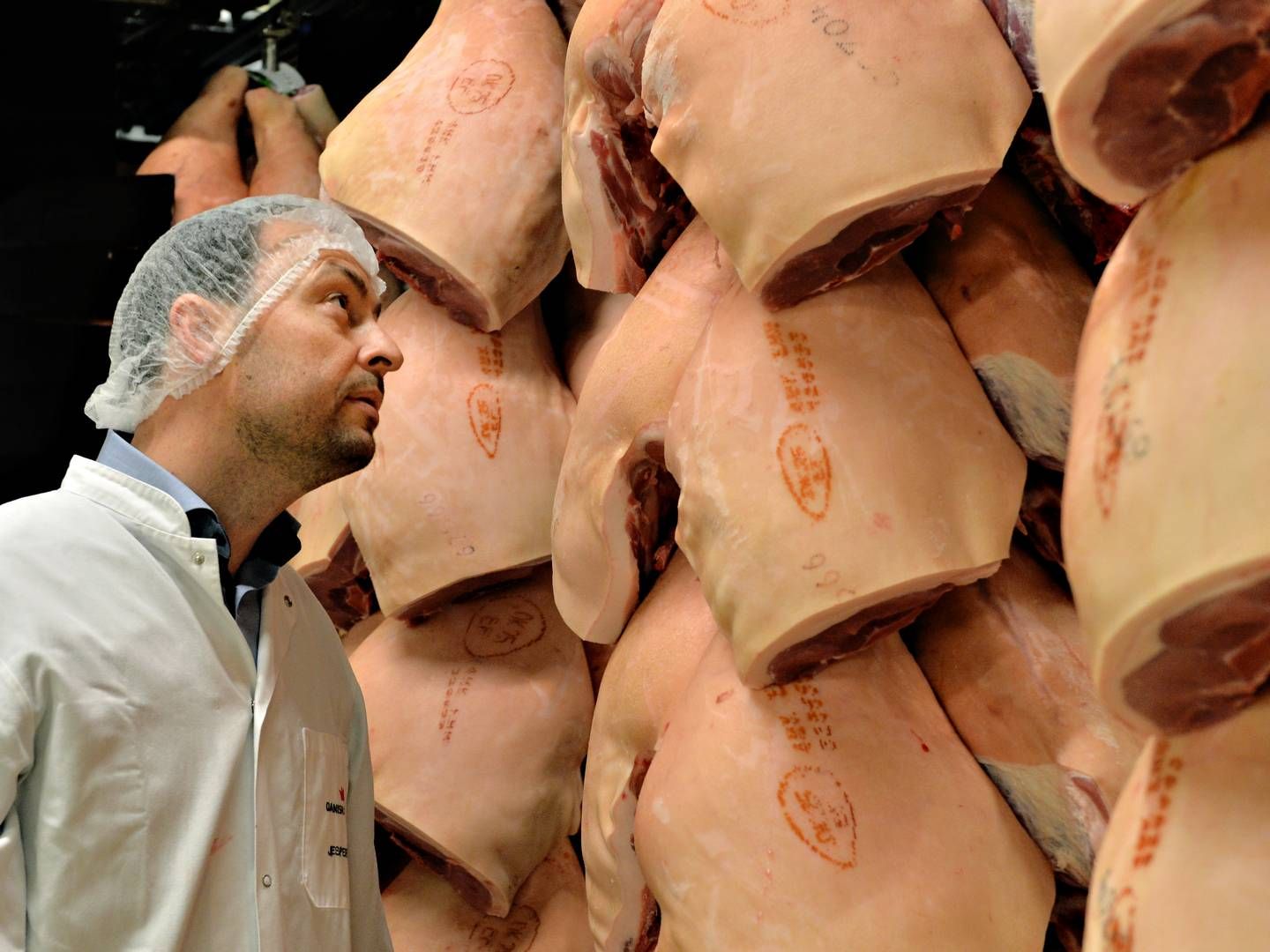 Kød sendes gennemsnitligt 3500 kilometer ud i verden. | Foto: Mik Eskestad