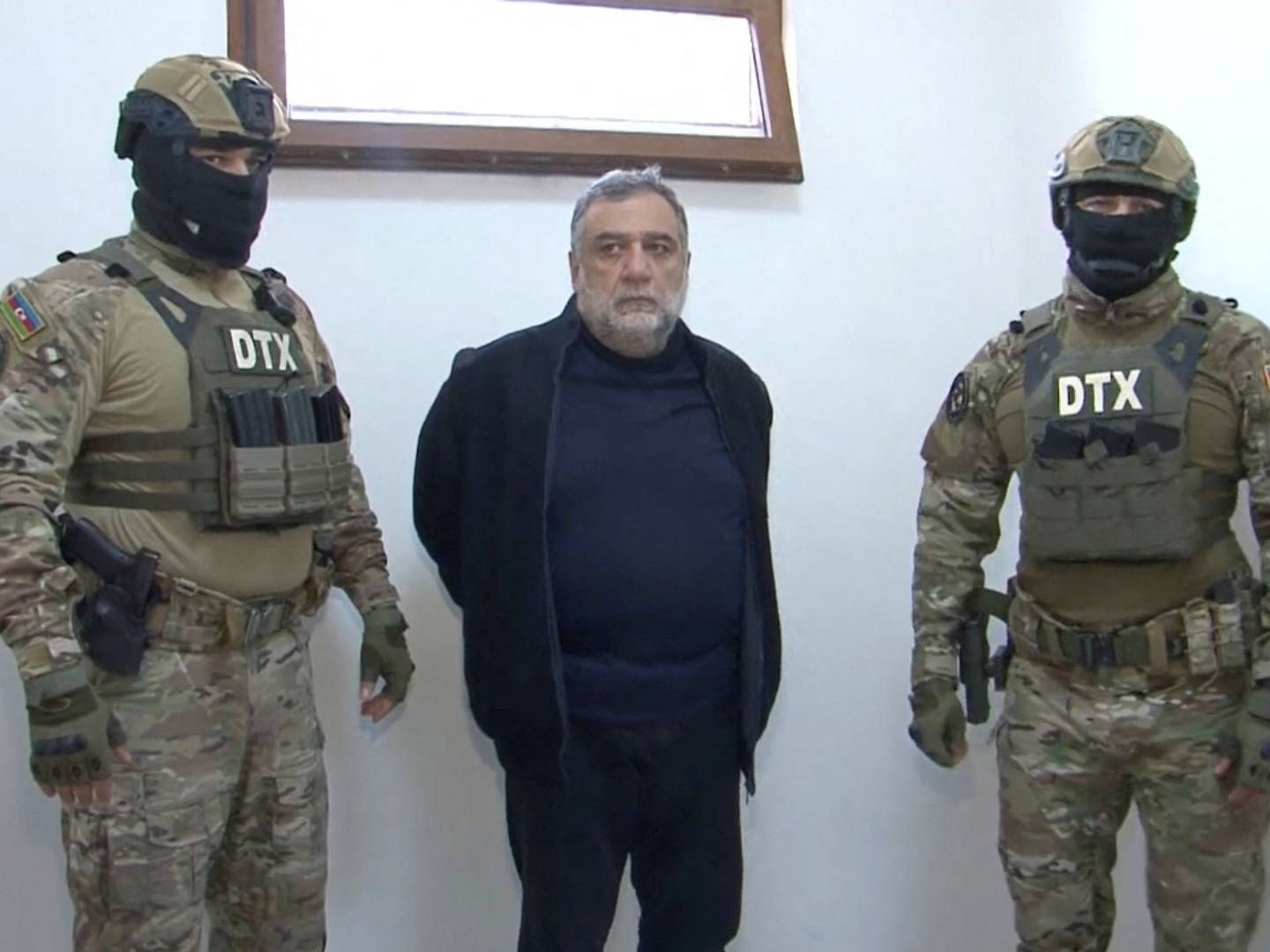 Ruben Vardanyan blev anholdt i forbindelse med at Aserbajdsjan tog kontrol over den selverklæret uafhængige stat Nagorno-Karabakh. | Foto: Azerbaijan's Security Service / Reuters / Ritzau Scanpix