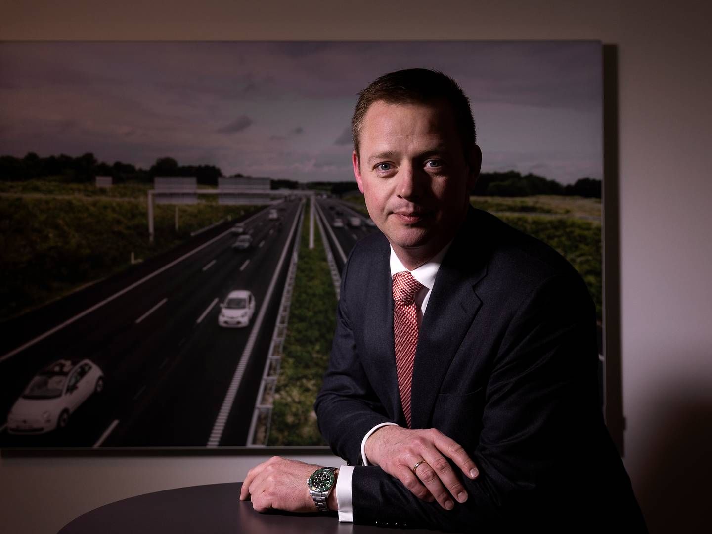 Transportminister Thomas Danielsen glæder sig over milliardstøtten til Femern Bælt. | Foto: Finn Frandsen