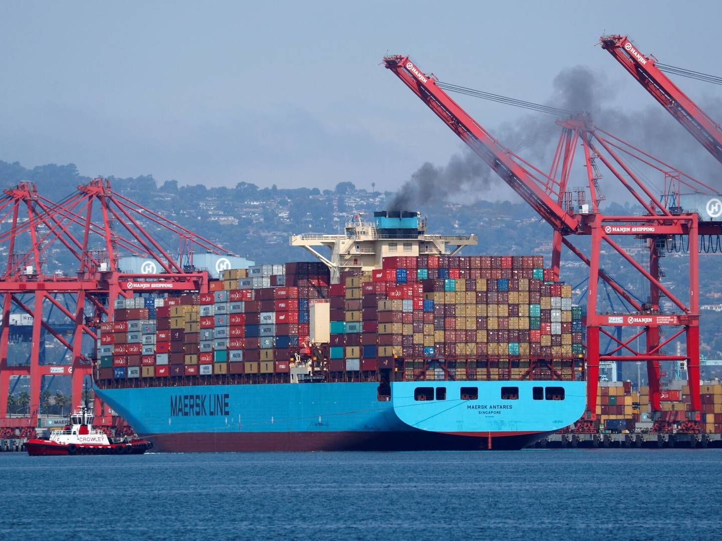 The global IT crash also affected Maersk's business. | Foto: Mike Blake/Reuters/Ritzau Scanpix
