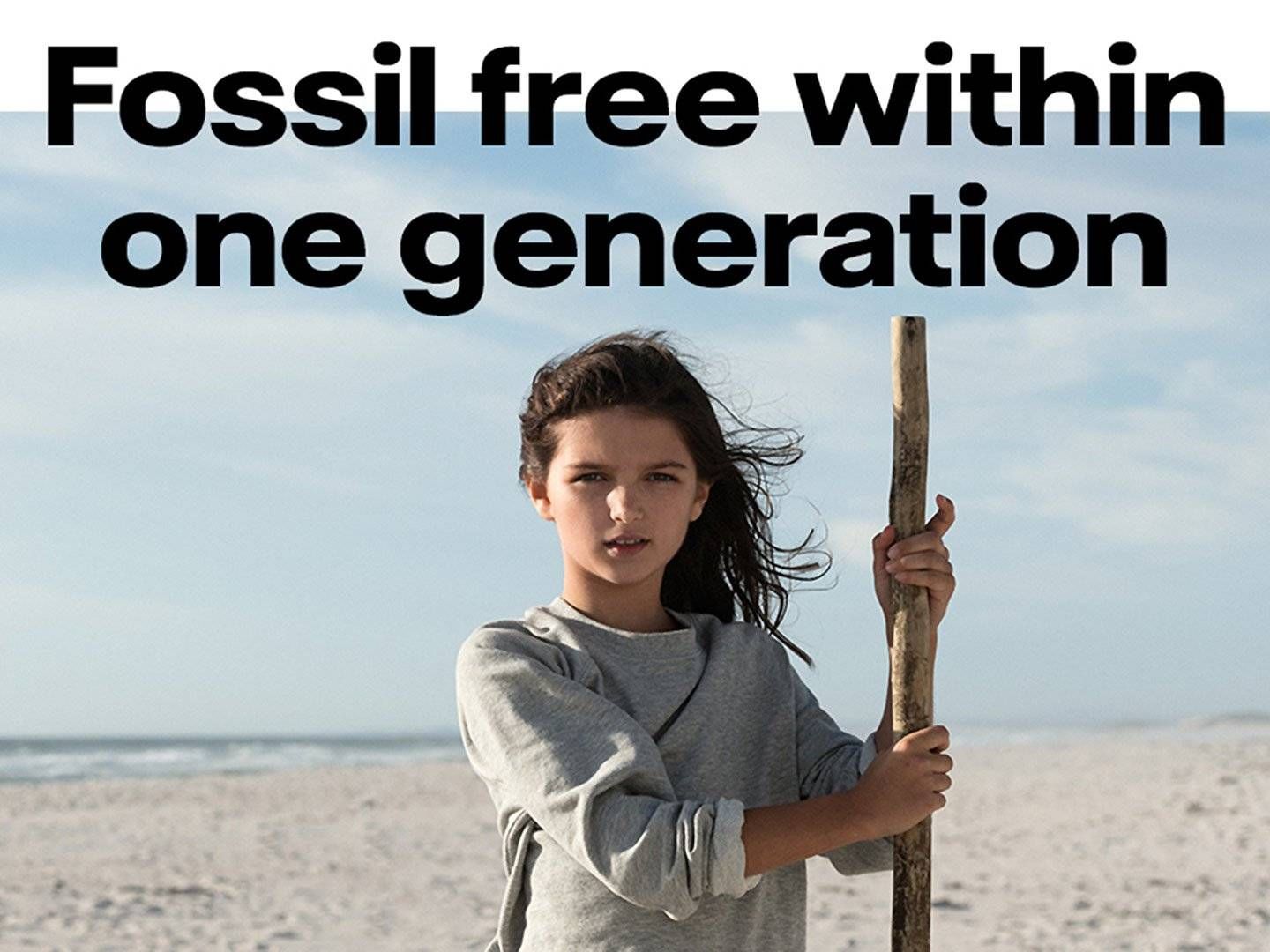 I 2017 lancerede Vattenfall sin strategi om at være fossilfri inden for en generation. Efter en løftet pegefinger fra myndighederne droppes det nu som slogan. | Foto: Vattenfall