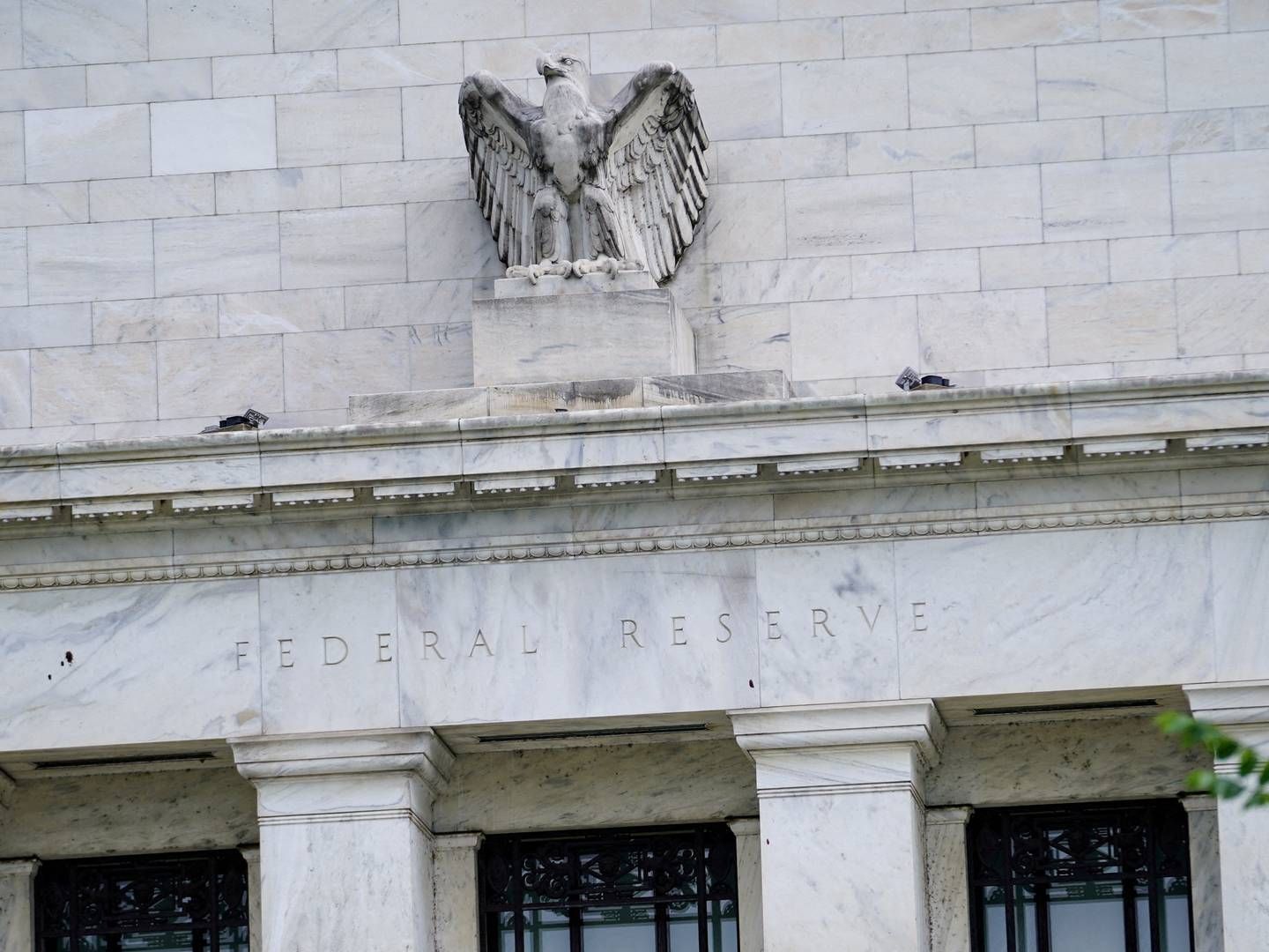 Den amerikanske centralbank Federal Reserve. | Foto: Sarah Silbiger/Reuters/Ritzau Scanpix