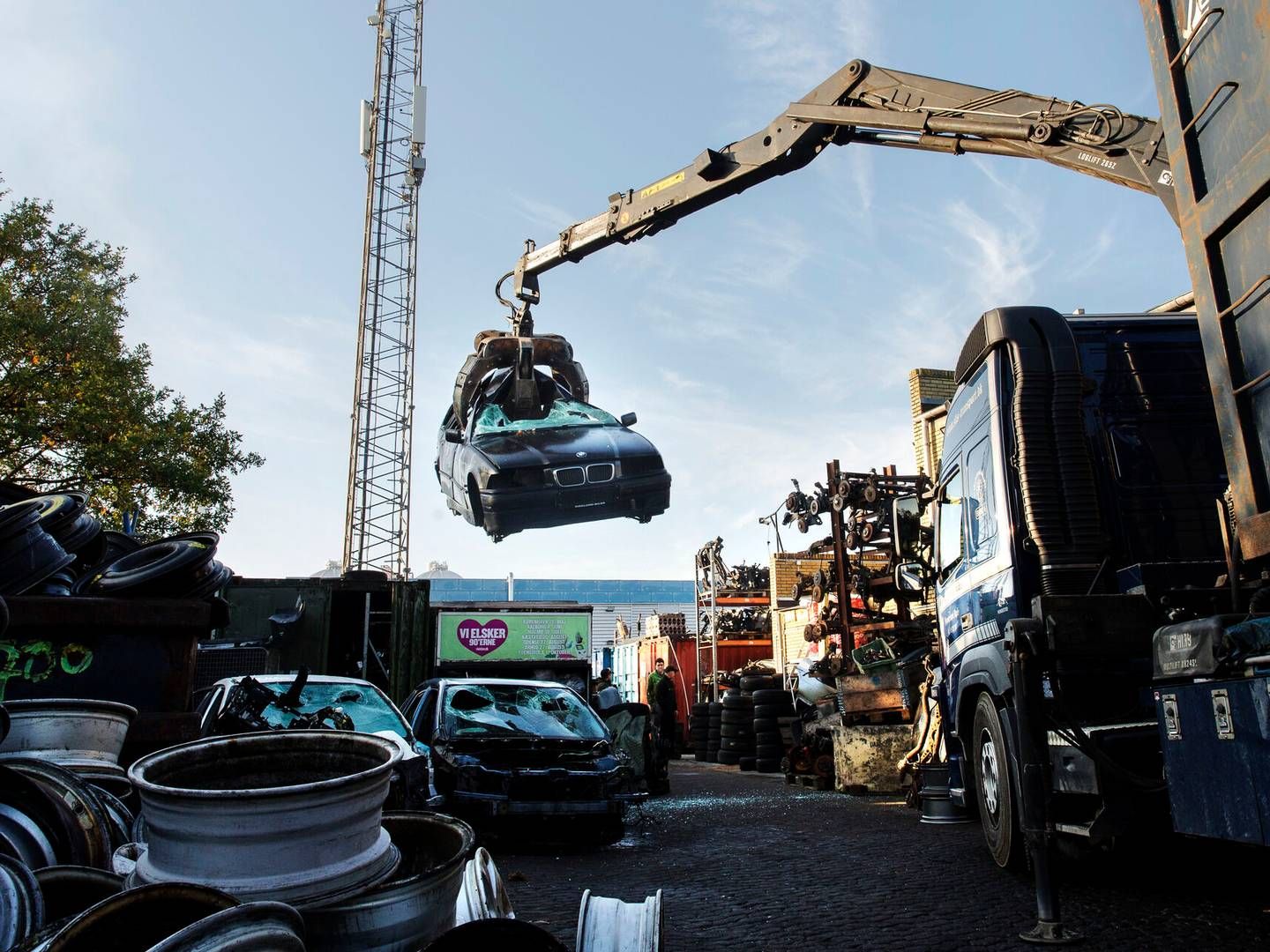 Klimatiltagene breder sig for langsomt i bilbranchen ifølge virksomhederne Carbucks og Salling Autogenbrug. | Foto: Emma Sejersen/Ritzau Scanpix