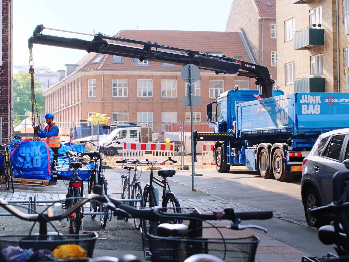 Junkbusters lever af at hente affald og bringe det videre i systemet. I Danmark, hvor selskabet henter godt halvdelen af sin omsætning, er byggeriet det primære kundesegment. | Foto: Pr/junkbusters Group