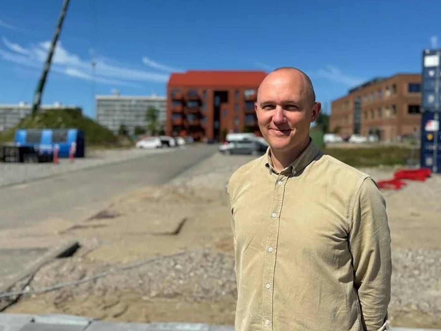 "Det kan måske tidligere have været en barriere, at adressen hed Gellerup, men det er, som om folk får øjnene mere op for, hvad der egentlig findes af gode muligheder og hvor meget der er på vej i området," siger Jacob Futterup Sørensen., projektudvikler hos A. Enggaard. | Foto: Louise Nyvang Burmeister