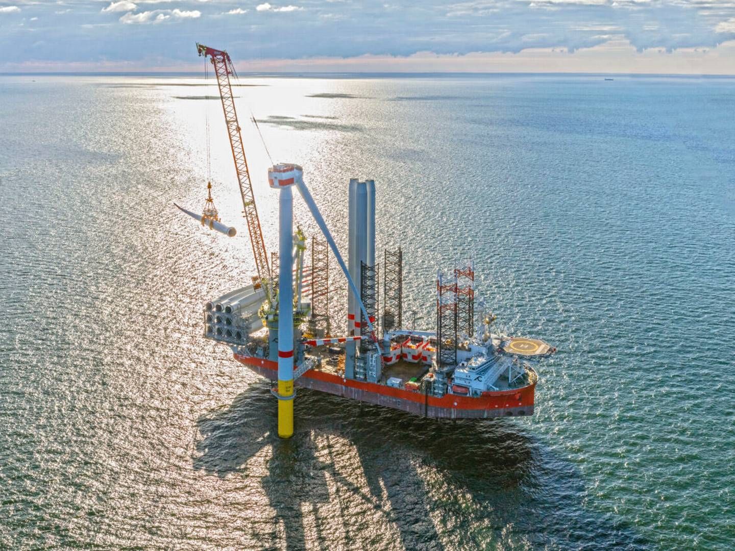File photo of a Cadeler wind turbine installation vessel. | Foto: PR-foto Cadeler