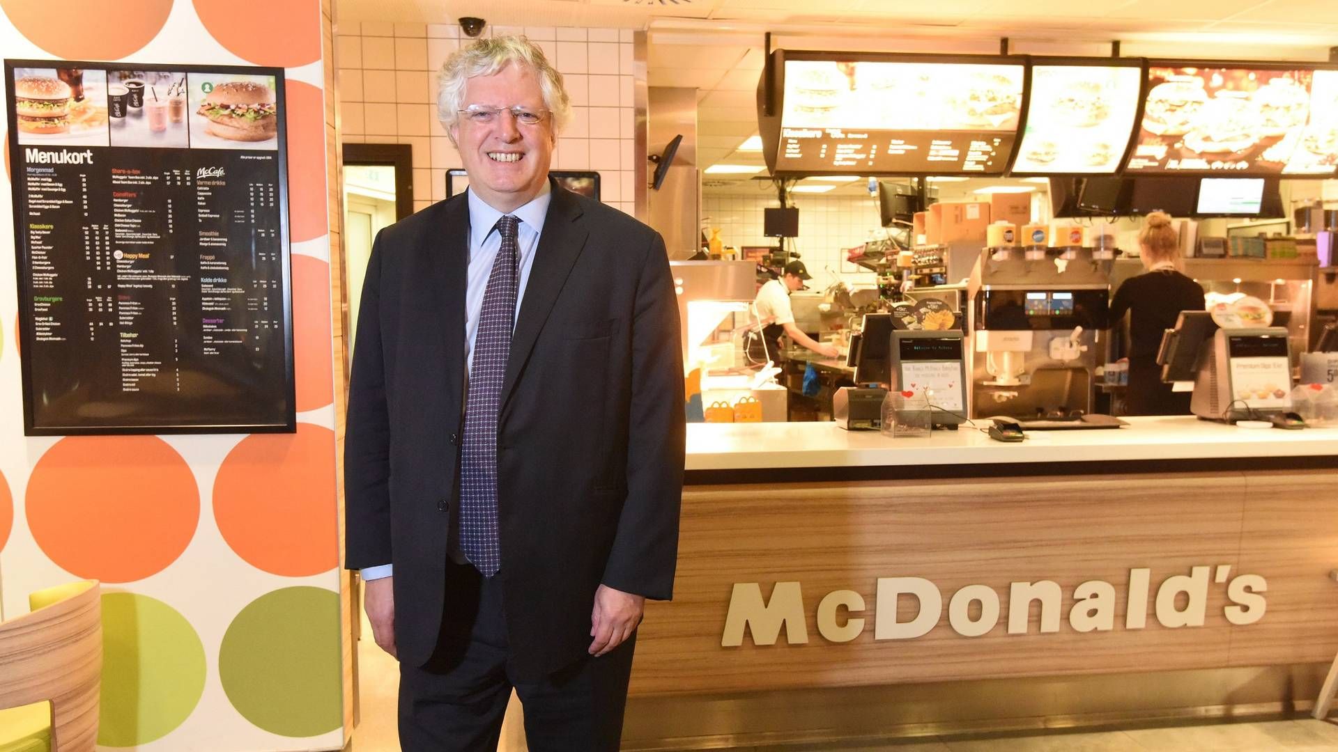 63-årige Guy Hands overtog alle McDonald's-restauranter i Norden i 2017. Beløbet for de mere end 400 restauranter er aldrig blevet offentliggjort. | Foto: PR / McDonald's
