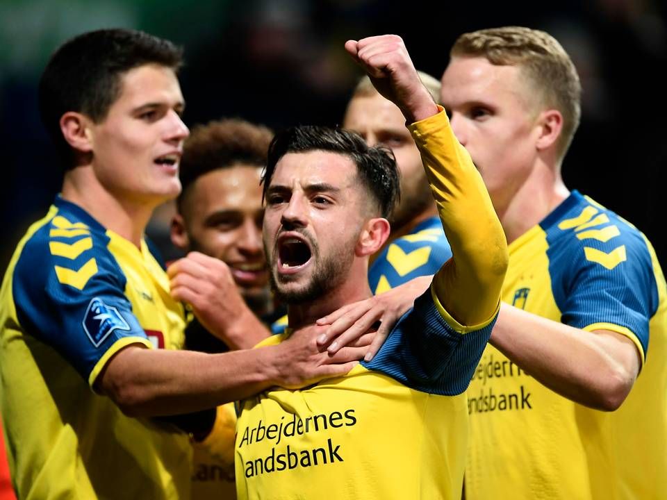 Brøndby vandt senest 1-0 over FCK i Parken 5. november - og ligger nu på førstepladsen i Superligaen. Billedet er fra Parken. | Foto: /ritzau/Jens Dresling