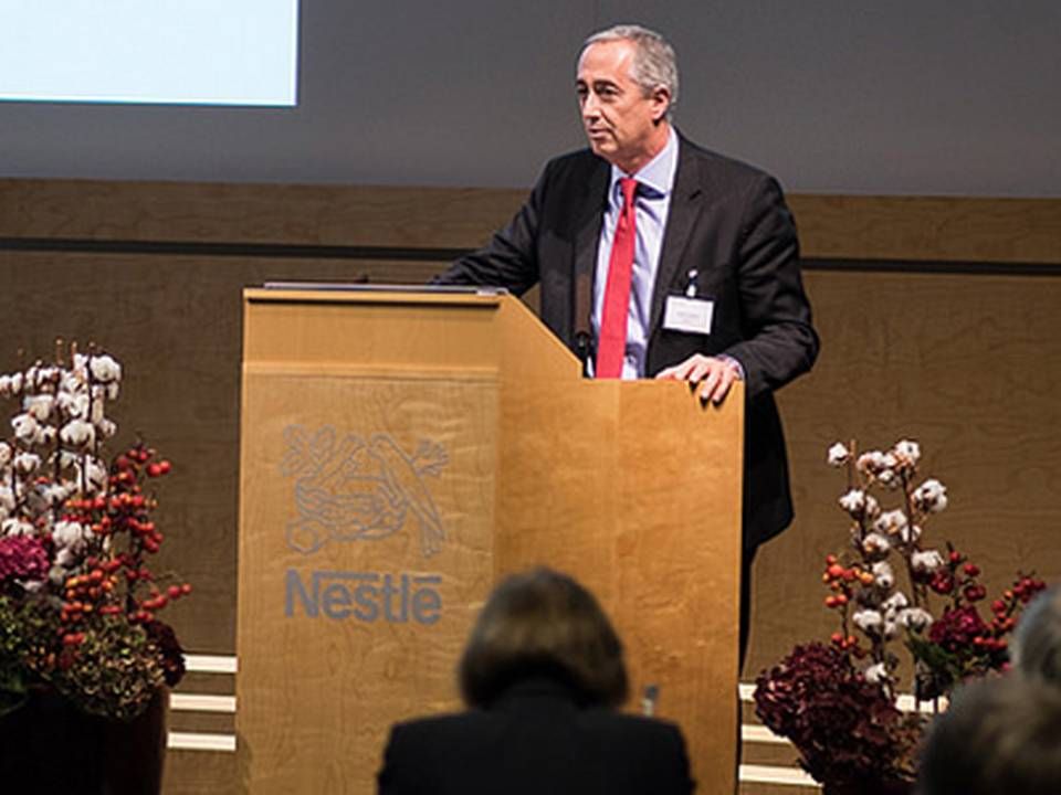 Stefan Catsicas, teknologidirektør i Nestlé, forlader verdens største fødevarevirksomhed. | Foto: Nestlé